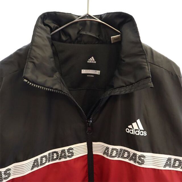 adidas(アディダス)のアディダス ロゴプリント ウィンドブレーカー 150 adidas ウォームアップ スポーツ キッズ 【中古】  【221221】 メンズのジャケット/アウター(その他)の商品写真