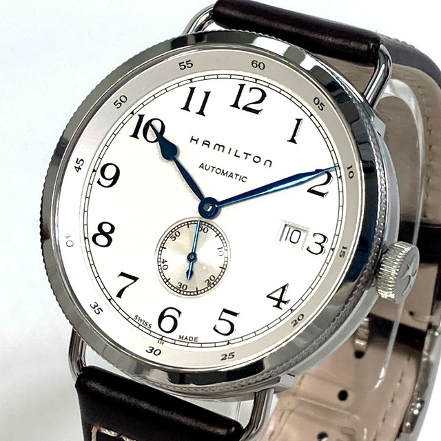 安心発送】 H784650 スモセコ パイオニア カーキ HAMILTON ハミルトン