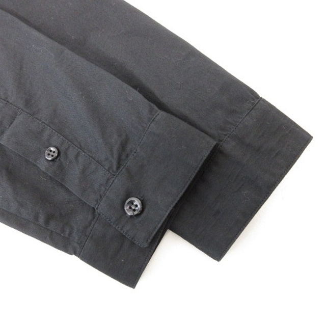 GUILLAUME LEMIEL(ギヨームルミエール)のギオールルミエール スタンドカラーシャツ 長袖 ナイロン ブラック S メンズのトップス(シャツ)の商品写真