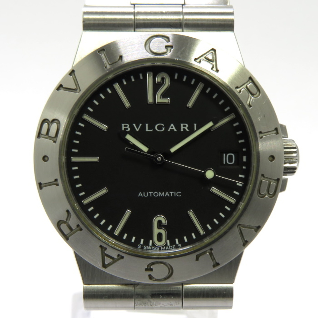 ブルガリ BVLGARI LCV35S ディアゴノ スポーツ デイト 自動巻き メンズ _762688