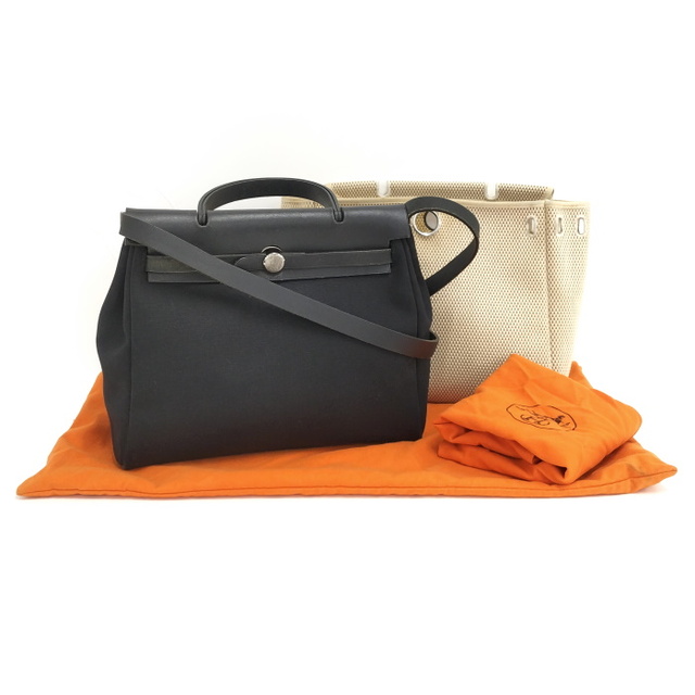 HERMES - HERMES エールバッグPM ショルダーバッグ キャンバス HERMES - HERMES エールバッグPM ショルダーバッグ キャンバス