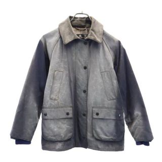 ほぼ未使用　Barbour バブアー キルティングロングコート ネイビー