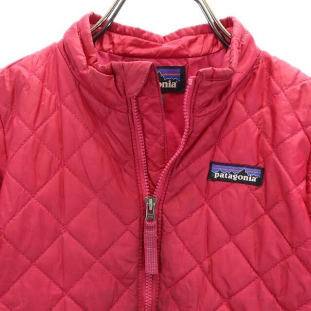 patagonia(パタゴニア)のパタゴニア キルティング ジャケット 4T ピンク patagonia 中綿 アウトドア キッズ 【中古】  【221217】 キッズ/ベビー/マタニティのキッズ服女の子用(90cm~)(ジャケット/上着)の商品写真