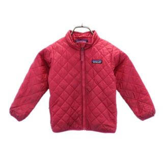 パタゴニア(patagonia)のパタゴニア キルティング ジャケット 4T ピンク patagonia 中綿 アウトドア キッズ 【中古】  【221217】(ジャケット/上着)