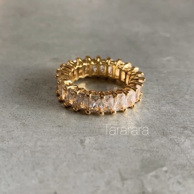 月奈 様♡●stainlessCzフルエタニティRing G●金属アレルギー対応 レディースのアクセサリー(リング(指輪))の商品写真