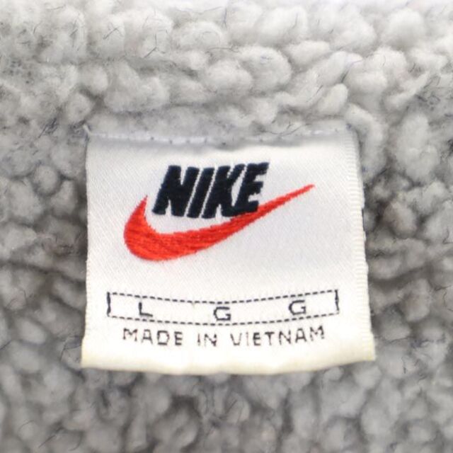 NIKE - ナイキ 90s 白タグ オールド ナイロン ロゴ刺繍 ベンチコート L