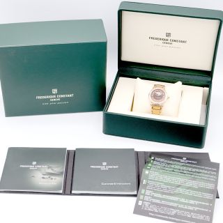 フレデリック・コンスタント FREDERIQUE CONSTANT FC-303/310X2P4/5/6 ハートビート 8Pダイヤ 自動巻き レディース 美品 _780302