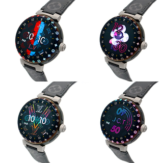 タンブール ホライゾン ライトアップ マットブラック　Ref.QAD01Z 品 メンズ 腕時計