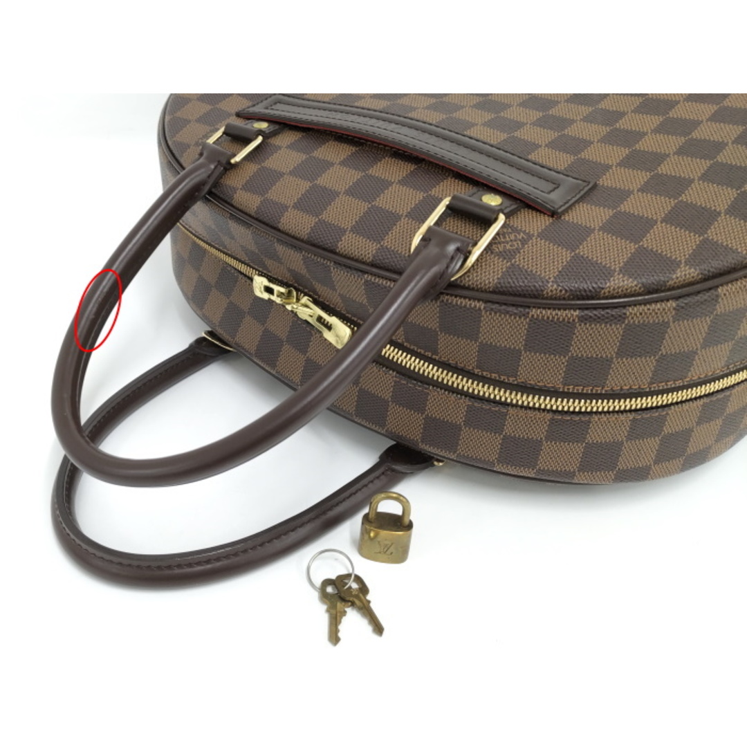 レディースAランク ルイ・ヴィトン ノリータ N41455 ダミエ LOUIS VUITTON ハンドバッグ エベヌ