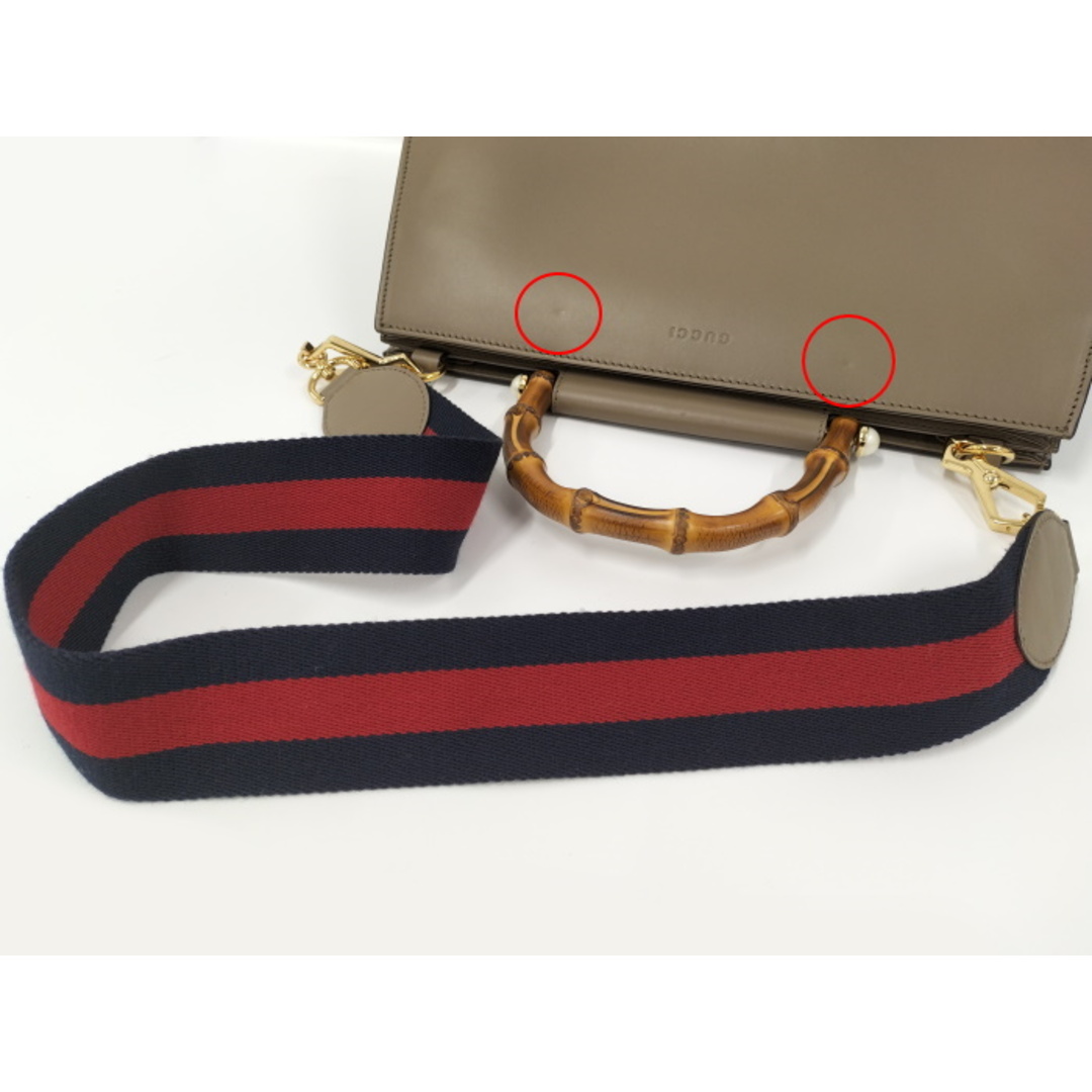 Gucci(グッチ)のGUCCI 2WAYショルダーバッグ ニムフェア シェリーライン バンブー レディースのバッグ(その他)の商品写真