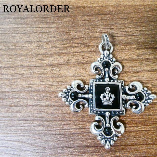 上等な SV925 ロイヤルオーダー 良品 - ROYALORDER オニキス シルバー