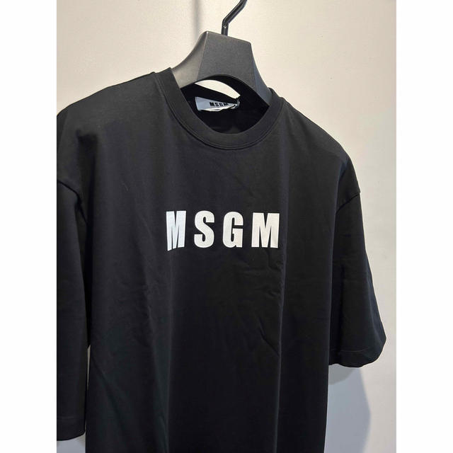 新品・XS】MSGM/Tシャツワンピース/ブラック/-