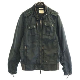 ディーゼル(DIESEL)のディーゼル ミリタリージャケット ブラック DIESEL メンズ 【中古】  【221218】(ダッフルコート)