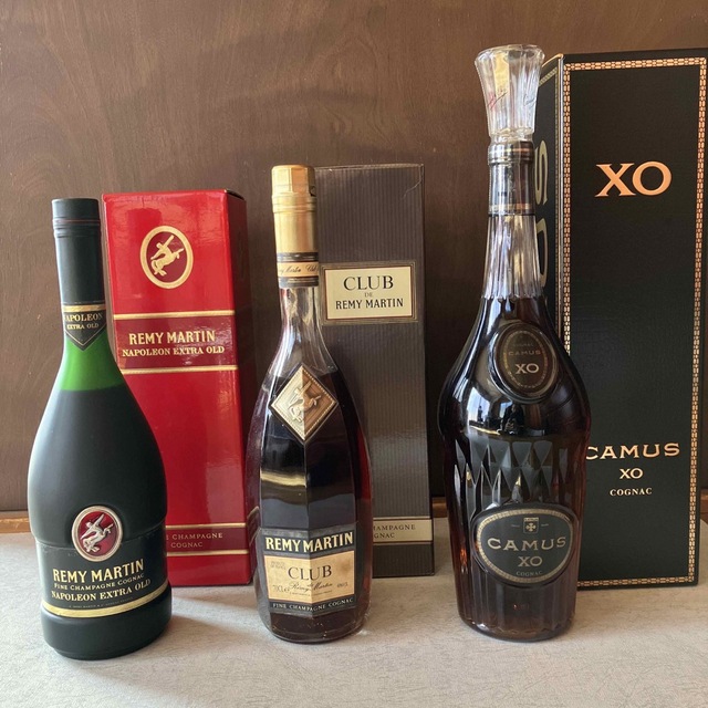 CAMUS COGNAC XO/Remy Martin ブランデー3本セット