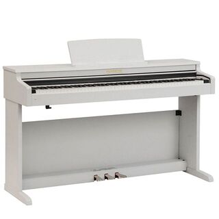 電子ピアノ ホワイト デジタルピアノ キーボード イス付き 組み立て必要(電子ピアノ)
