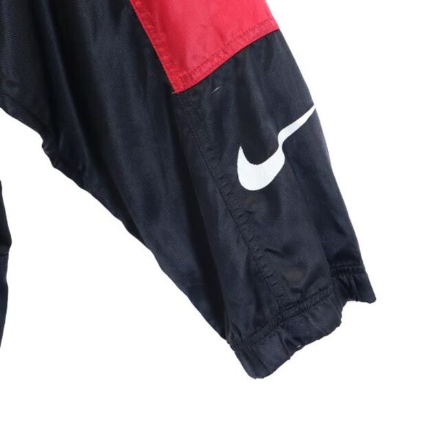 希少デザイン！OLD NIKE 袖ロゴプリント ドット柄 ポリエステルジャケット