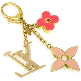 ブランド公式通販 ルイヴィトン キーホルダー LVロゴ フラワー マルチ