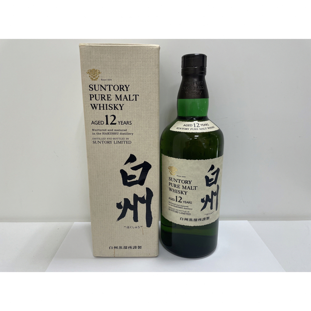 2023人気の飲料/酒サントリー 白州 12年 ピュアモルト 700ml 箱有り - bilisko.com.br