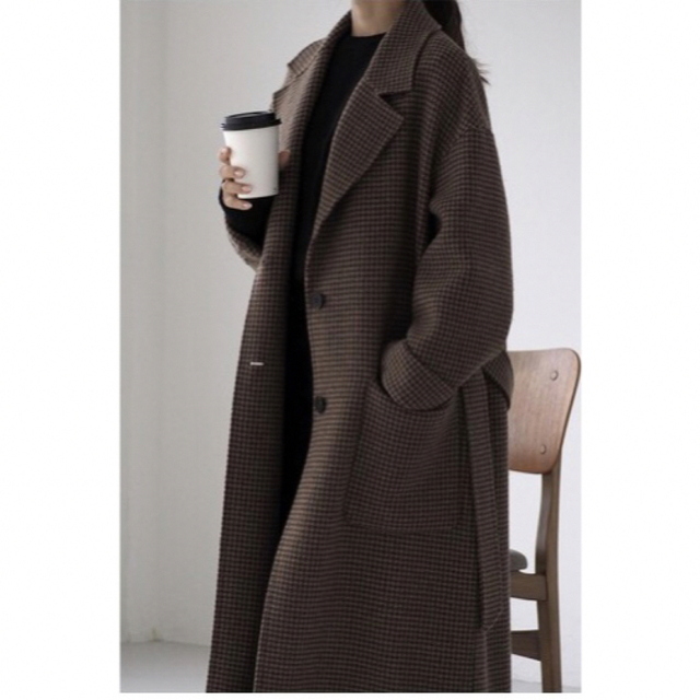 重量約1078gna.e  London Check Coat ロンドンチェックコート