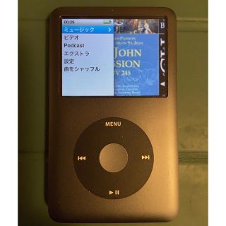 アイポッド(iPod)のiPod Classic 160GB黒　美品です(ポータブルプレーヤー)