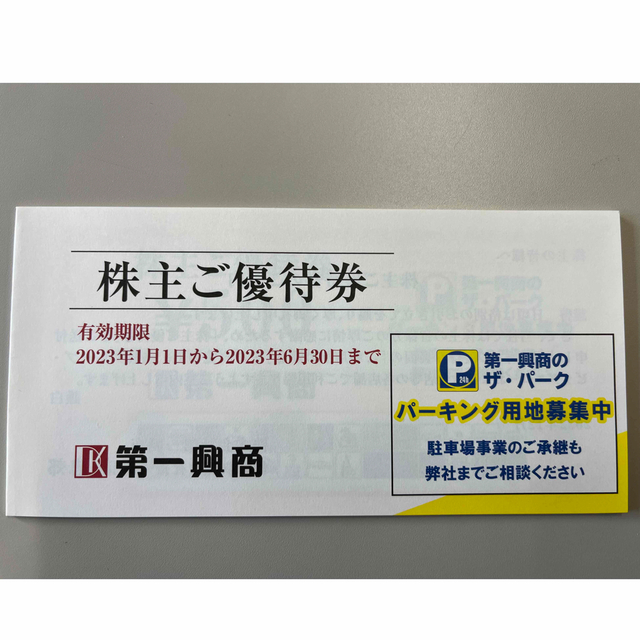 ビックエコー　株主優待　5000円分 チケットの優待券/割引券(その他)の商品写真