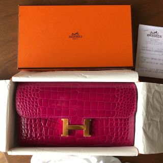 エルメス(Hermes)のエルメス　コンスタンスロング　クロコ　財布(財布)