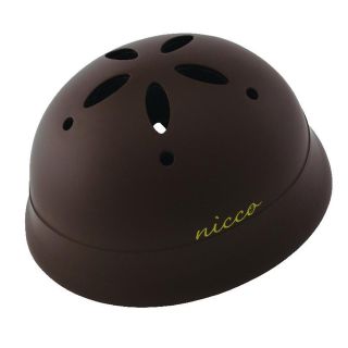 コドモビームス(こども ビームス)のnicco ニコ ルシック ベビーＬ/マットブラウン ベビーヘルメットＬ(ヘルメット/シールド)