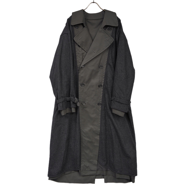 yoke REVERSIBLE TRENCH COAT