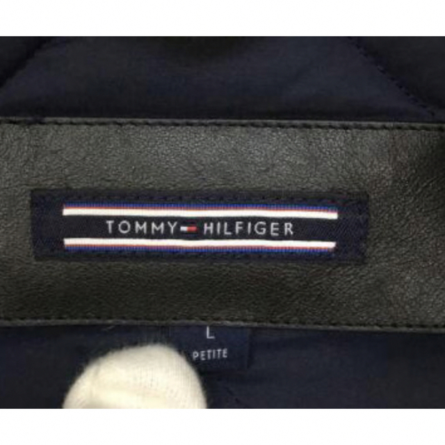 TOMMY HILFIGER(トミーヒルフィガー)のくー様専用 【希少TOMMY HILFIGERダウン ストレッチダウンコート L レディースのジャケット/アウター(ダウンコート)の商品写真