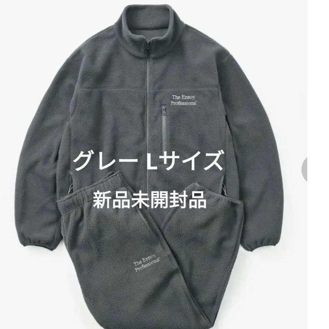 Ennoy Polartec City Fleece ブラック　白刺繍