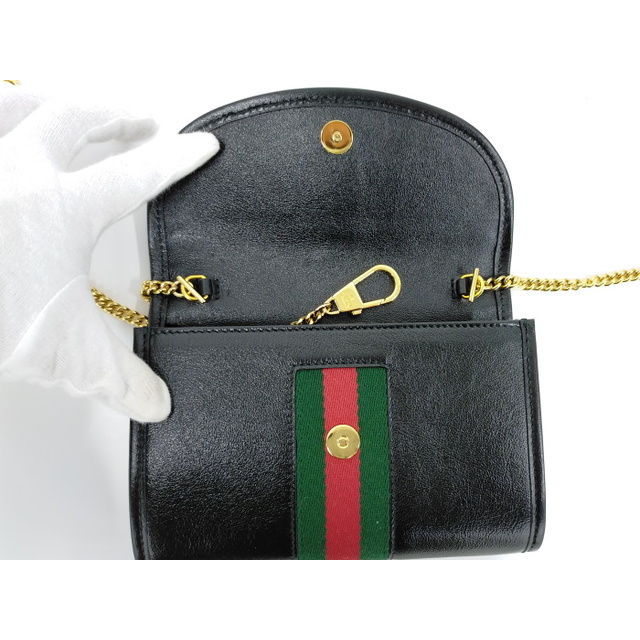 GUCCI - GUCCI ラジャ チェーンショルダー バッグ シェリー GUCCI - GUCCI ラジャ チェーンショルダー バッグ シェリー
