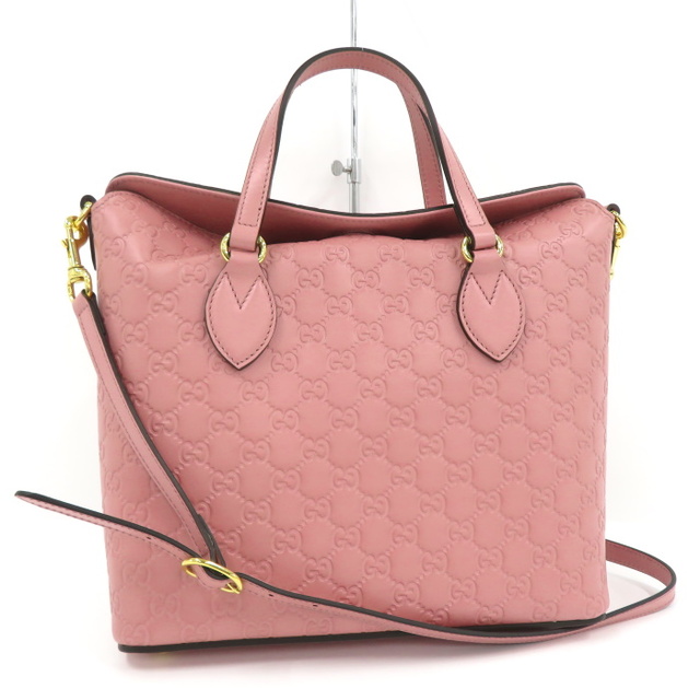 オリジナル GUCCI - Gucci 2WAY ピンク レザー グッチシマ ショルダー