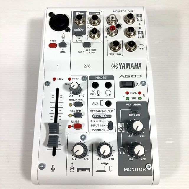 返品送料無料 ライブ YAMAHA ライブストリーミングミキサー 3