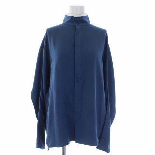 希少 美品 ISSEY MIYAKE SILK 長袖シャツ フリル-