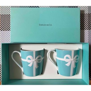 ティファニー(Tiffany & Co.)のティファニー TIFFANY&Co.  ペアマグカップ ブルーリボン(グラス/カップ)