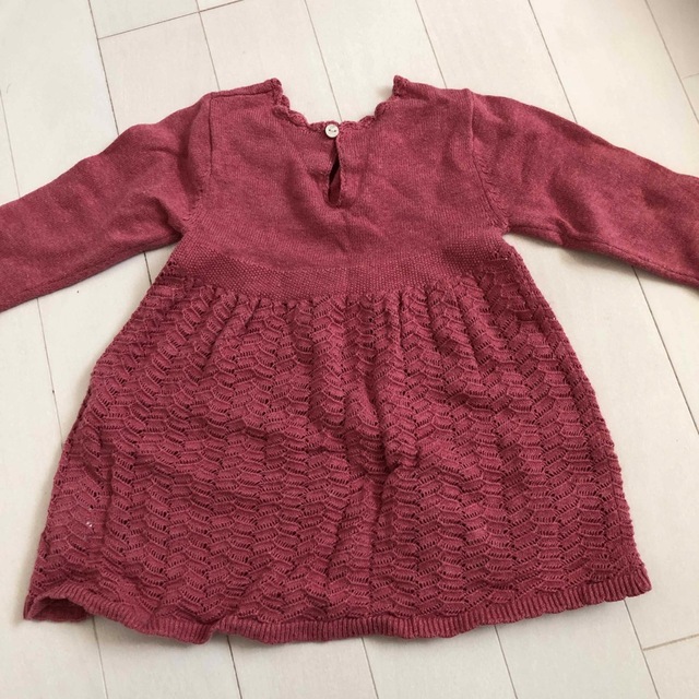 NEXT(ネクスト)のnext baby 3-6mon ニットワンピ キッズ/ベビー/マタニティのベビー服(~85cm)(ワンピース)の商品写真