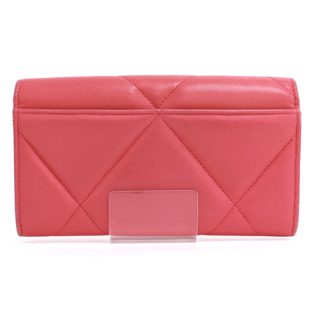 CHANEL(シャネル)のCHANEL フラップウォレット 二つ折り長財布 ココマーク レザー ピンク レディースのファッション小物(財布)の商品写真
