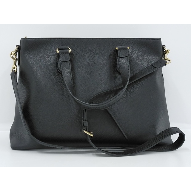 GUCCI バンブー 2WAY ショルダーバッグ レザー ブラック 449642 GUCCI バンブー 2WAY ショルダーバッグ レザー ブラック 449642