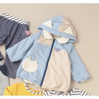 ナルミヤ インターナショナル(NARUMIYA INTERNATIONAL)の新品未使用babycheer猫耳アウター。(コート)