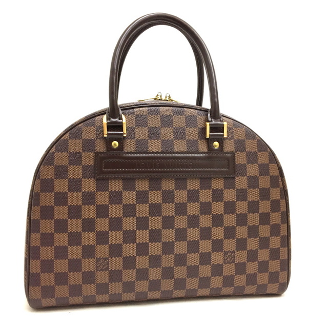 LOUIS VUITTON ノリータ ハンドバッグ ダミエ エベヌ N41455オープンポケット×1内側