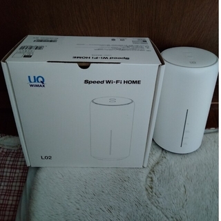 エーユー(au)のSpeed Wi-Fi HOME L02 white UQ版(PC周辺機器)