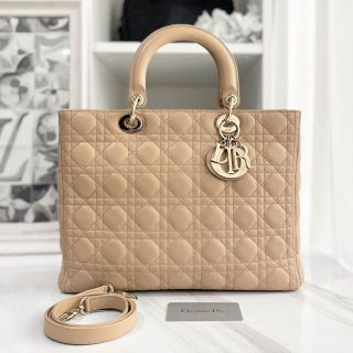 【爆売りセール開催中!】バッグディオール(Christian Dior) ハンドバッグ(レディース)(ベージュ系