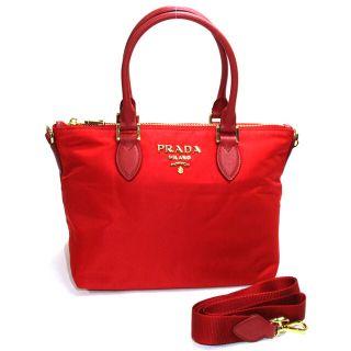 【PRADA】プラダ ミニボストン 2WAYショルダーバック カーフレザー×ゴールド金具 1BB086/kr09596kt