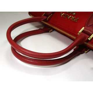 PRADA 2WAY ショルダーバッグ ミニボストンバッグ ナイロン レザー