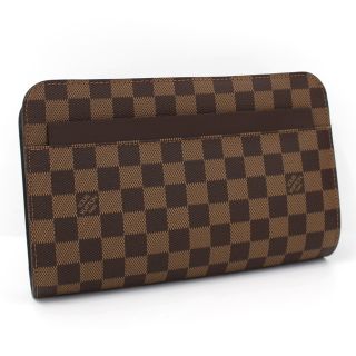 ルイヴィトン(LOUIS VUITTON)のLOUIS VUITTON サンルイ セカンドバッグ ダミエ レザー エベヌ(クラッチバッグ)