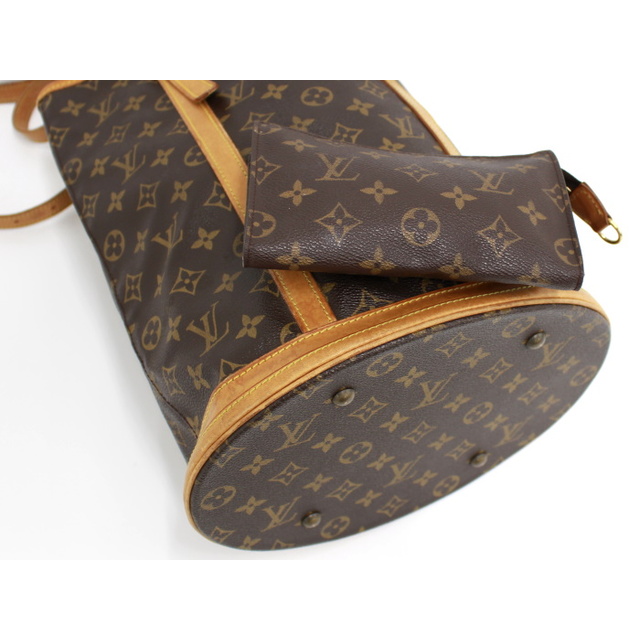 LOUIS VUITTON バケットGM ポーチ付 ショルダーバッグ モノグラム 2