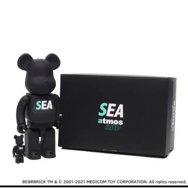 BE@RBRICK atmos WIND AND SEA 100％&400％