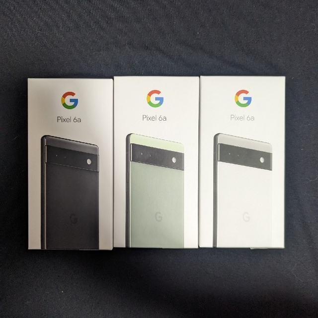 500円引きクーポン】 Google - 【新品未使用】Pixel6a 128GB 3台セット