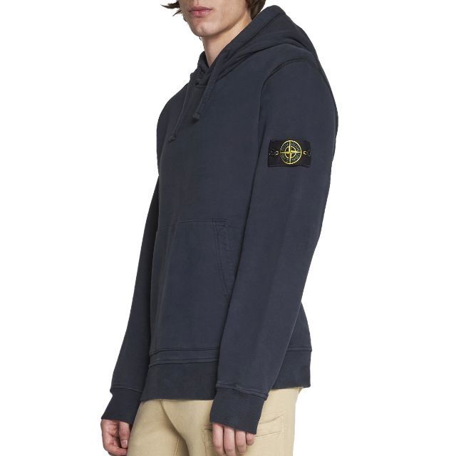 10 STONE ISLAND ネイビー パーカー フーディー size L
