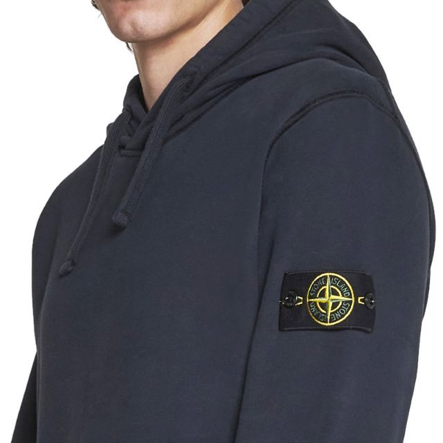 10 STONE ISLAND ネイビー パーカー フーディー size L